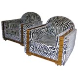 Pair of English Early 20th century Armchairs Pair of English Early 20th century Armchairs