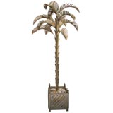 Tole palm tree. French 1940's.
