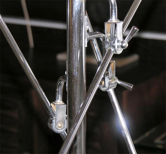 Three Head Chrome Floor Lamp 1
