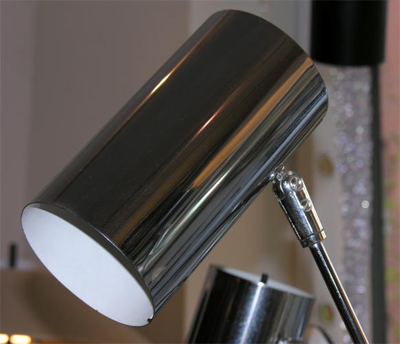 Three Head Chrome Floor Lamp 3