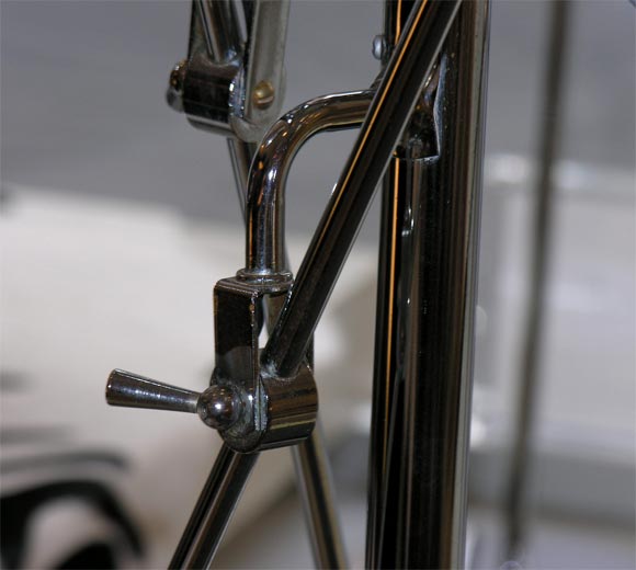 Three Head Chrome Floor Lamp 5