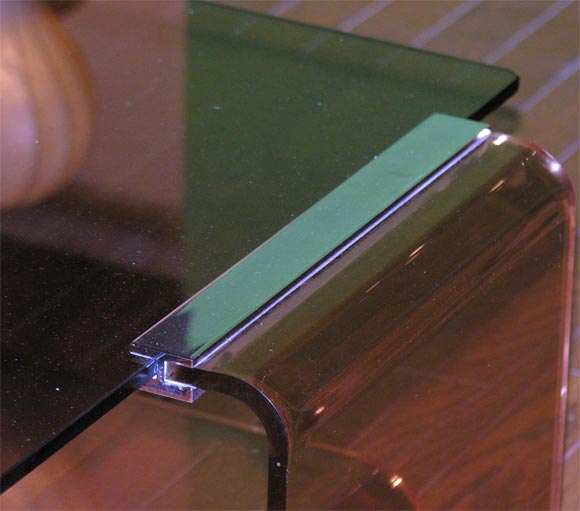 brown glass coffee table