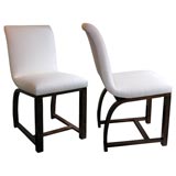 Pair of  Side Chairs Designed by Gilbert Rohde