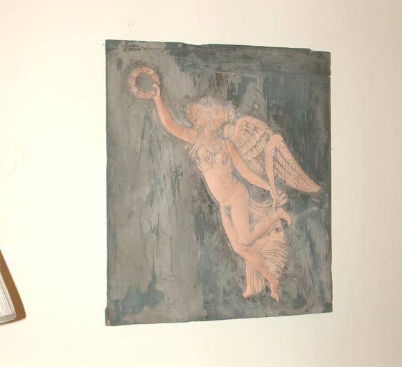 Pair 19th Century  Sculptures on Wood Panels For Sale 5