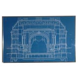 War Memorial Opera House Framed Blueprint San Francisco
