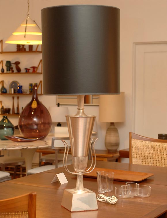 Tommy  Parzinger Neoclassical Table Lamp