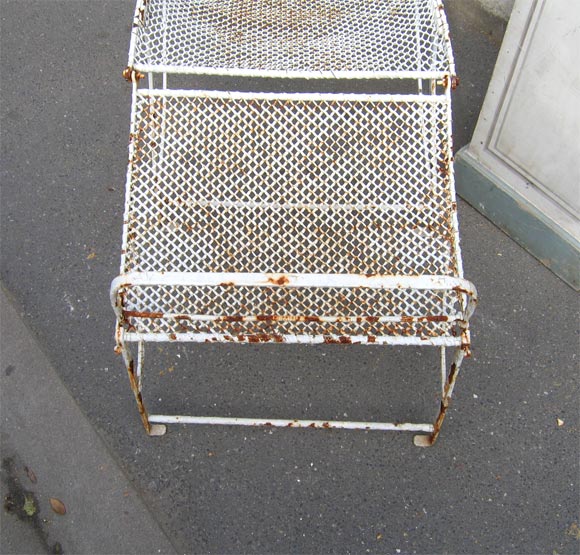 Metal Deck-Chairs In Good Condition For Sale In Saint Ouen, 93400