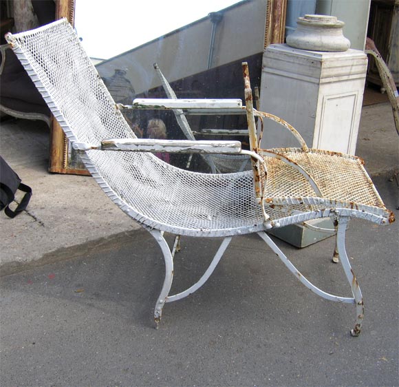 Metal Deck-Chairs For Sale 4