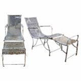 Metal Deck-Chairs