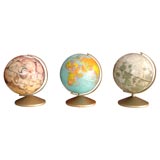 GLOBES, Earth Moon and Mars