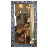 Lava Glaze Tile and Rosewood Mirror