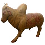 Vintage Brahman Bull Clad in Brass and Copper
