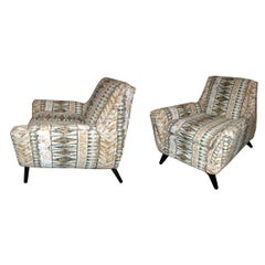 Vintage Large pair Italian Made Lounge Chairs