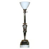 Colonial Premier Moderne Chinaman Table Lamp