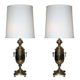 Pair Stiffel Urn Form Table Lamps