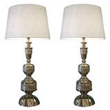 Magnificent  Pair Balinese Style Rembrandt Lamps