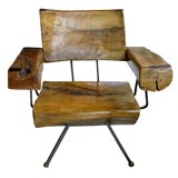 Rustic Log Armchair
