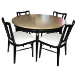Table & 4 chairs in the style of Harvey Probber