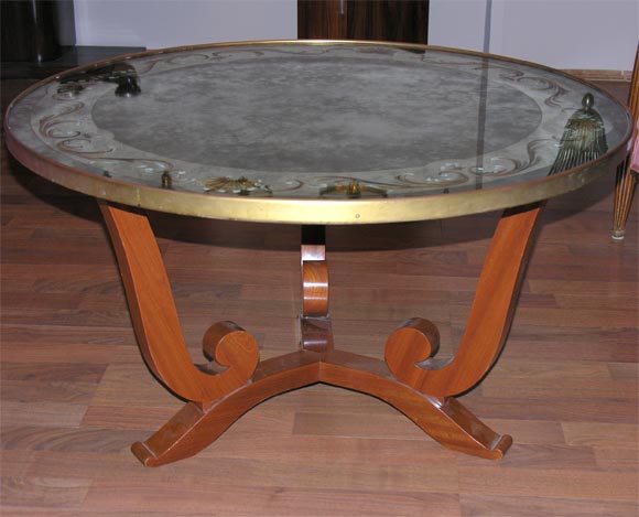 French Low Table by Jules Leleu