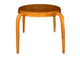 Round Pearwood Occasional Table by Joubert et Petit