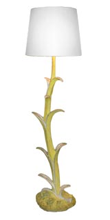 Frances Elkin Plaster Standing Lamp