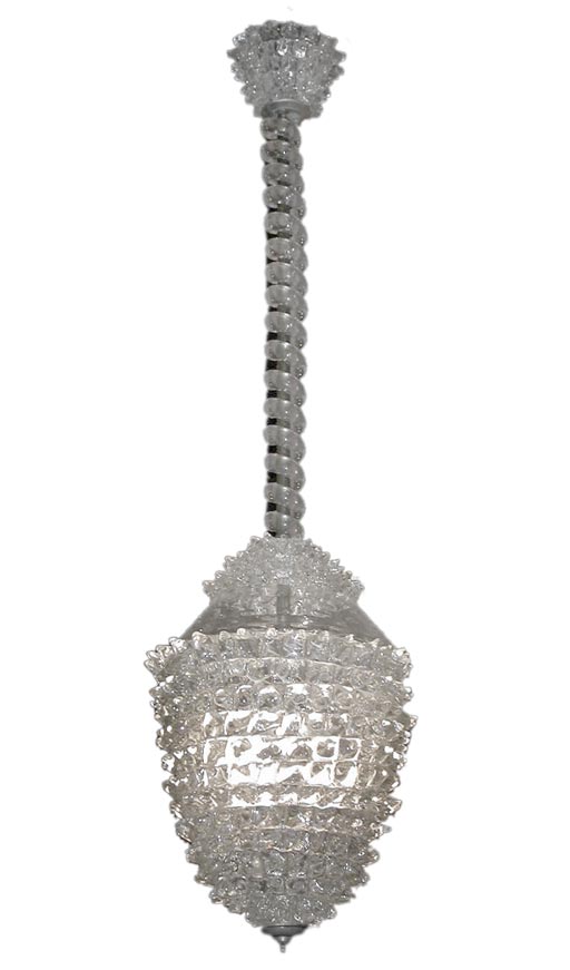 Barovier Beehive Form Hanging Light