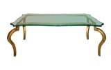 Ramsay Dore Bronze and Glass Coffee Table