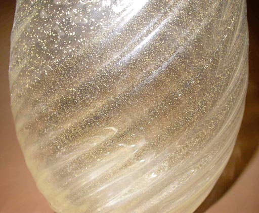 Barovier Cordonato Oro Glass Vase In Excellent Condition For Sale In Hoboken, NJ