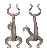 Pair of Russell Wright Andirons