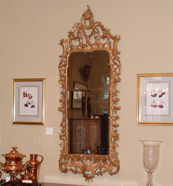 George III giltwood mirror