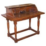 Italian baroque walnut desk