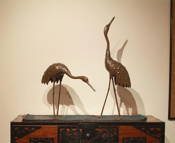 Bronze Cranes