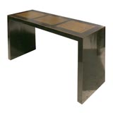 Chinese Console table with Ming Dynasty courtyard stone