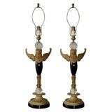 Pair of Empire Style Table Lamps