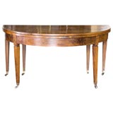 Directoire Oval Demi-Lune Table