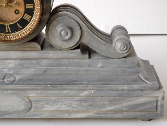 French Marble Mantle Clock