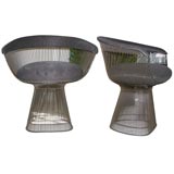 A set of four Warren Platner chairs