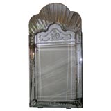 Etched and Beveled Venetian Mirror