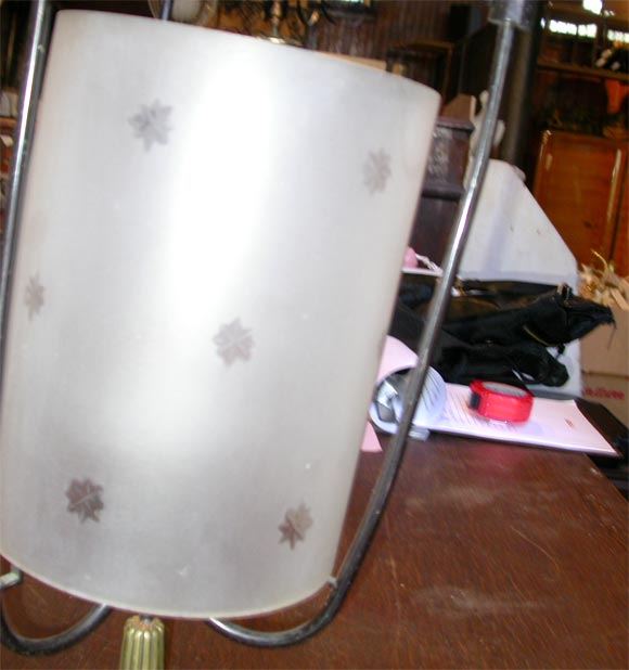 French Lantern after Poillerat In Excellent Condition For Sale In Stamford, CT