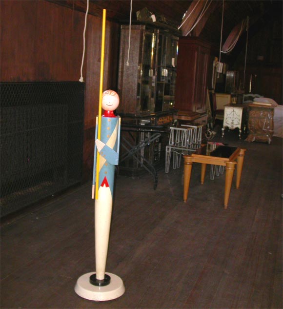 Adnet Toy Soldier Floor Lamp