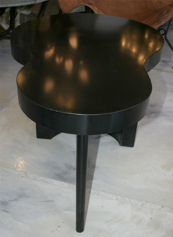 Pair of kidney side tables