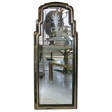 Vintage Queen Anne Style Deco Revival Mirror By Chapman