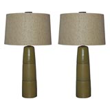 Pair of Monumental Table Lamps by Gordon Martz
