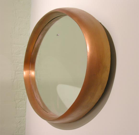 Mid-20th Century American Glamorous Giltwood Oval Mirror by LaBarge For Sale