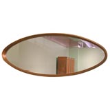 Glamorous Giltwood Oval Mirror