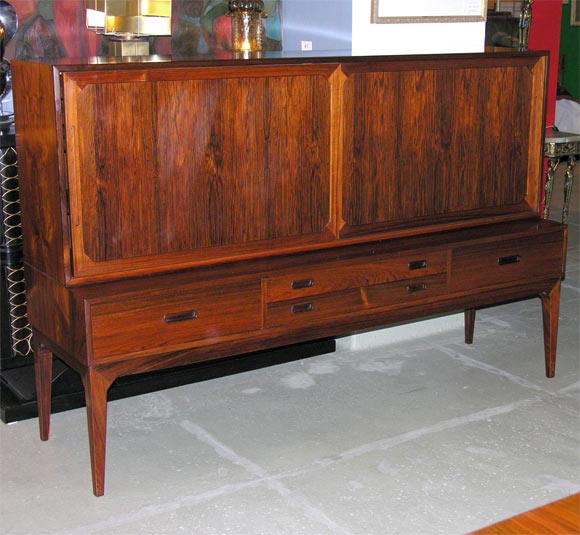 Substantial Rare Rosewood Danish Server by Berndt