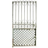 Heavy Gauge French Wrought Iron Gate