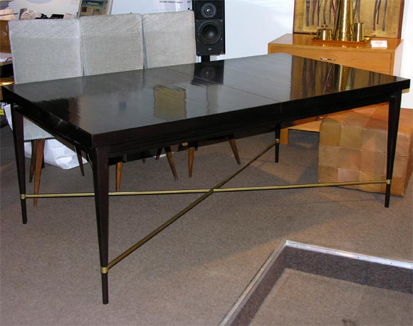 Dining Table with 2 Leaves in Mahogany designed by Paul McCobb