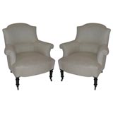 Pair of Napoleon III Armchairs