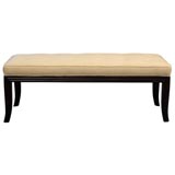 McGuire klismos Style Upholstered Bench